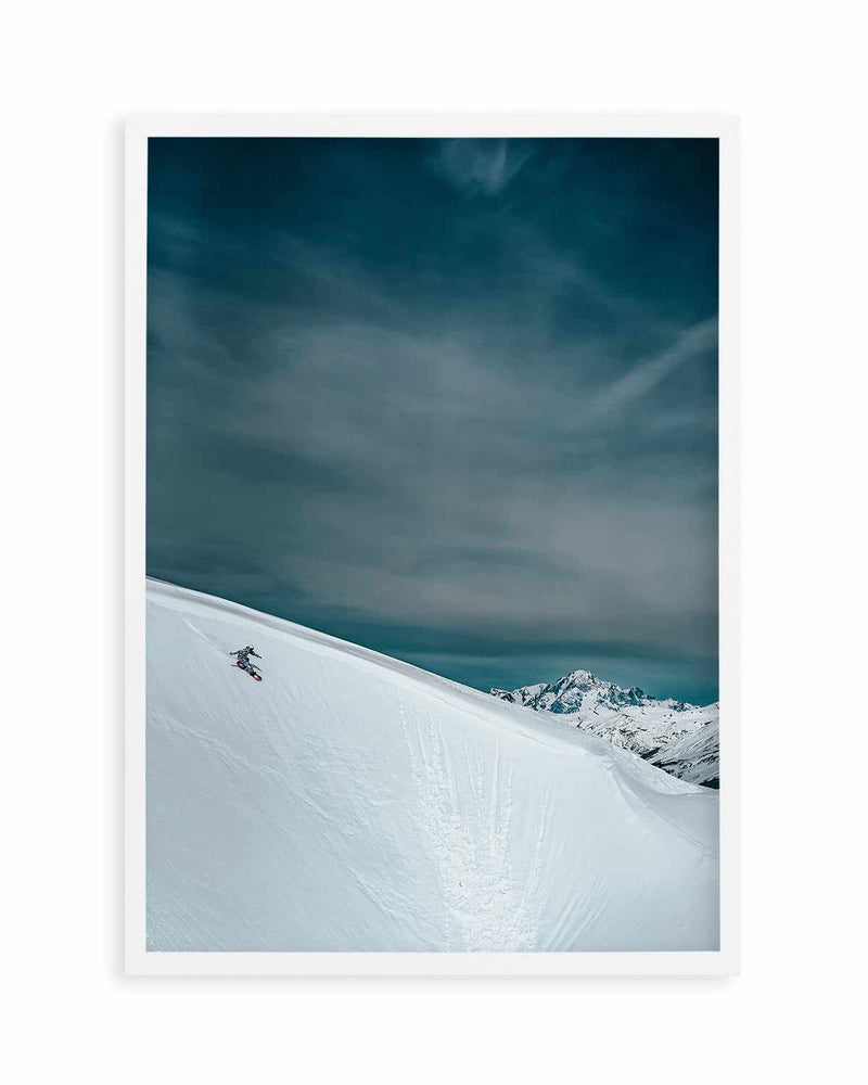 Snowslide by Marina Brisset Art Print