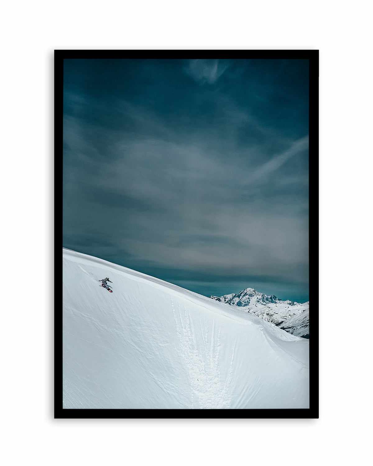 Snowslide by Marina Brisset Art Print