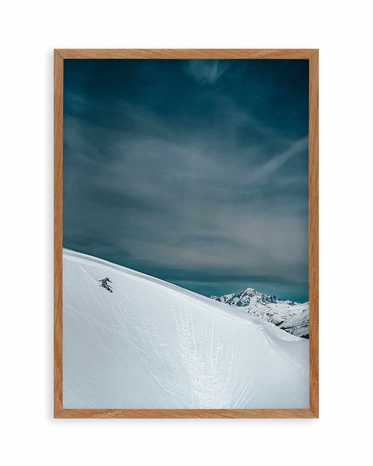 Snowslide by Marina Brisset Art Print