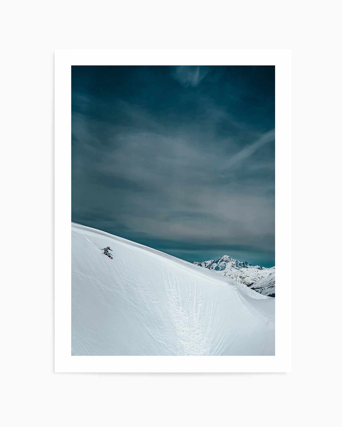 Snowslide by Marina Brisset Art Print