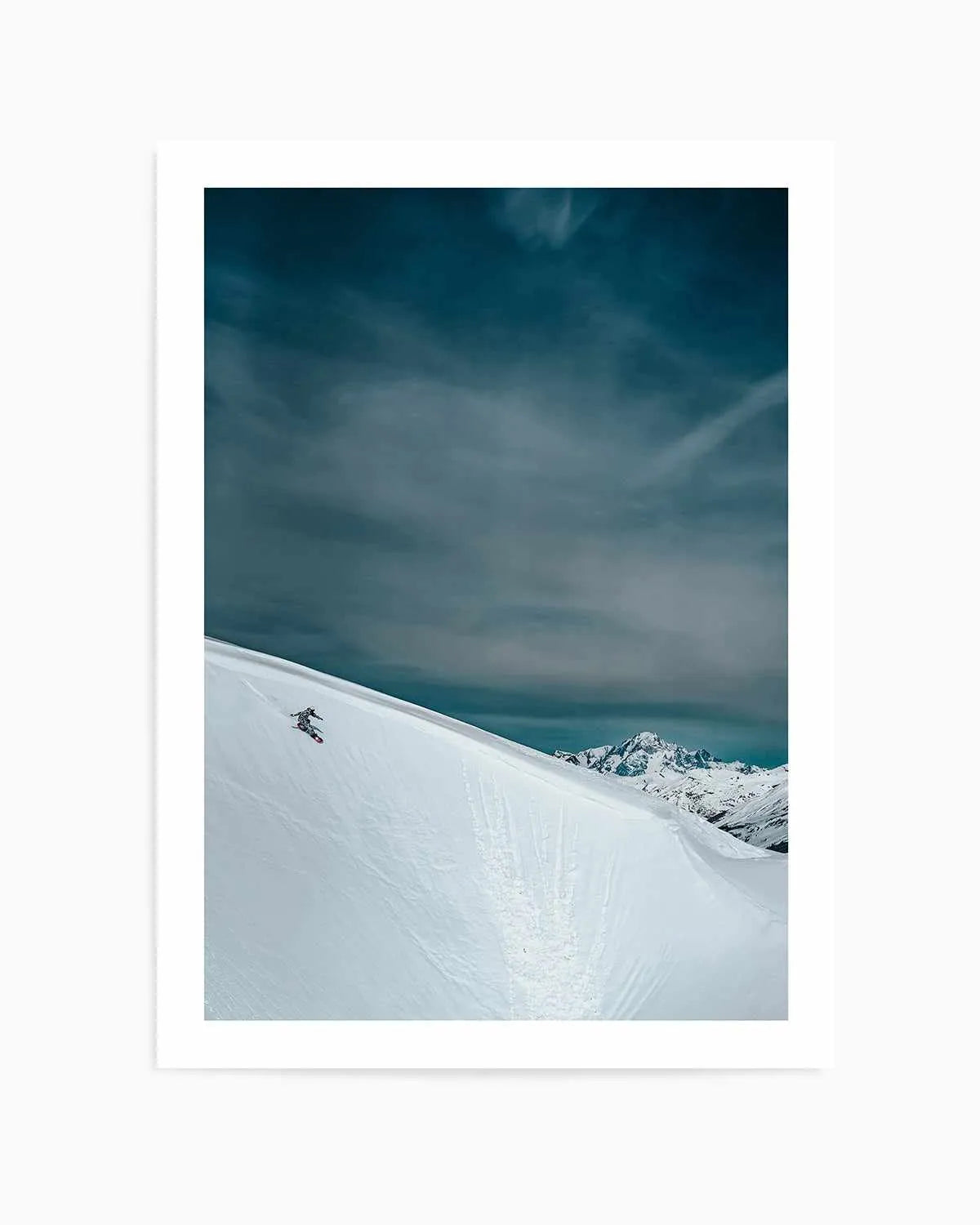 Snowslide by Marina Brisset Art Print from Olive et Oriel where you can shop wallpaper and artworks online