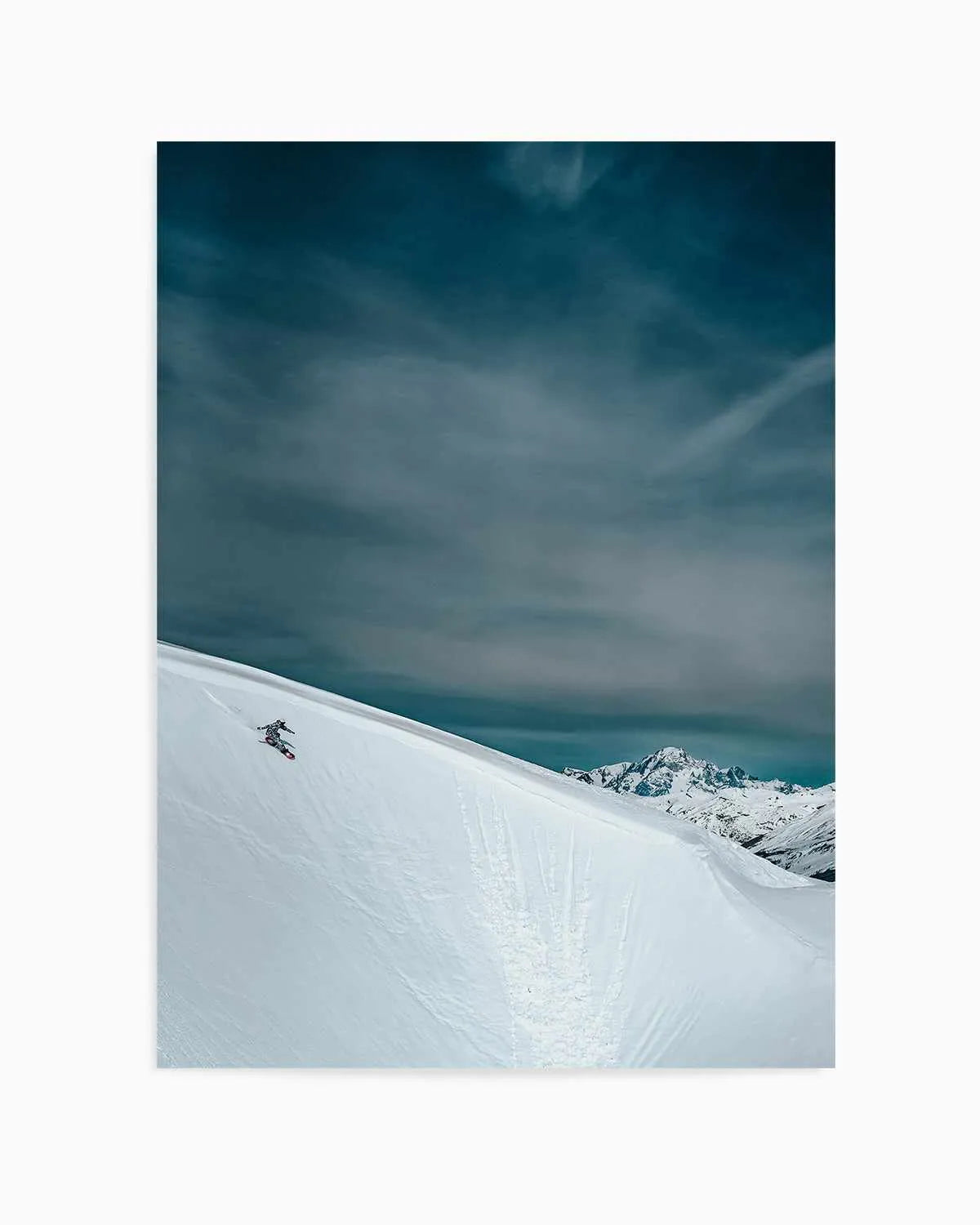 Snowslide by Marina Brisset Art Print from Olive et Oriel where you can shop wallpaper and artworks online