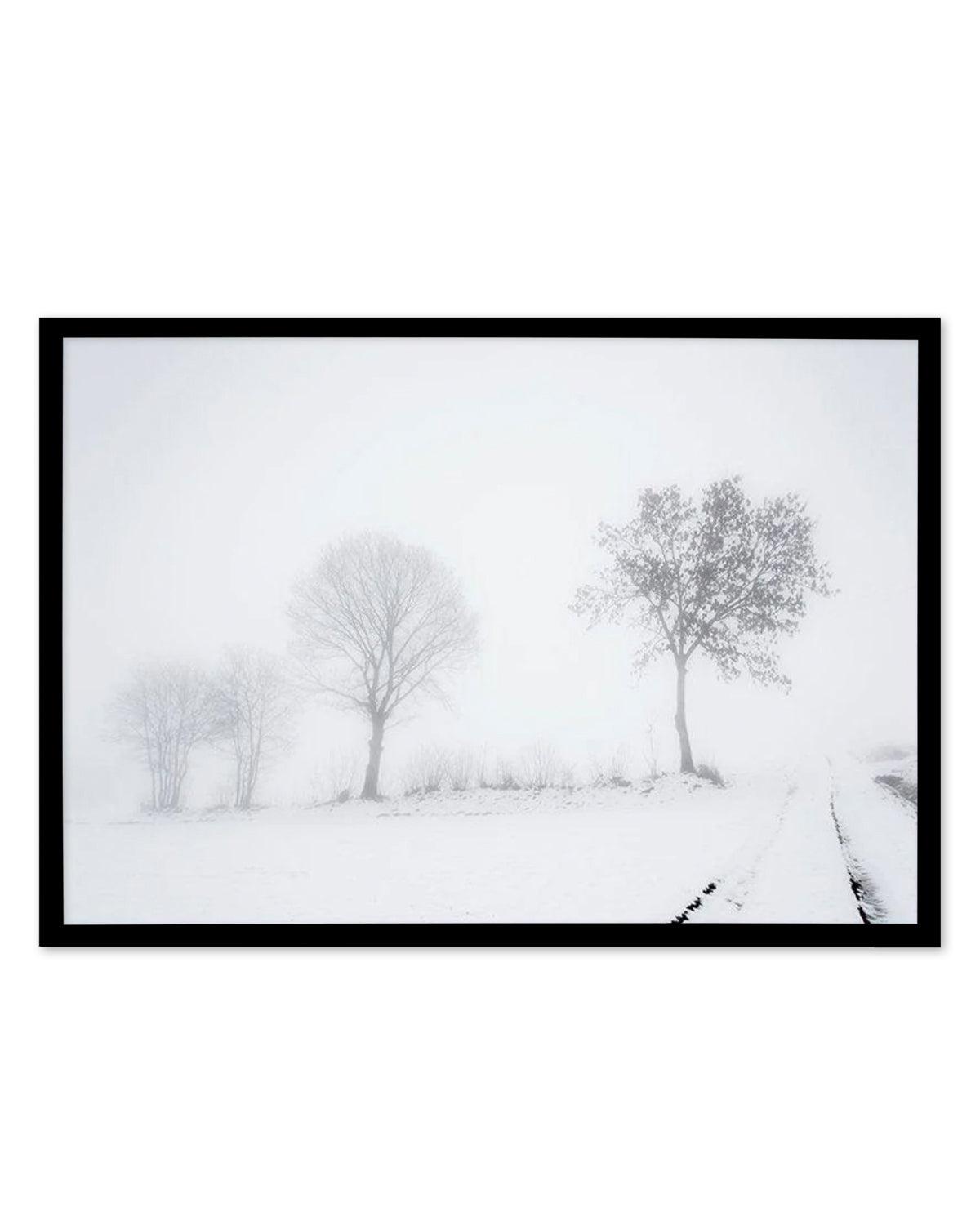 Snowy Roads | LS Art Print