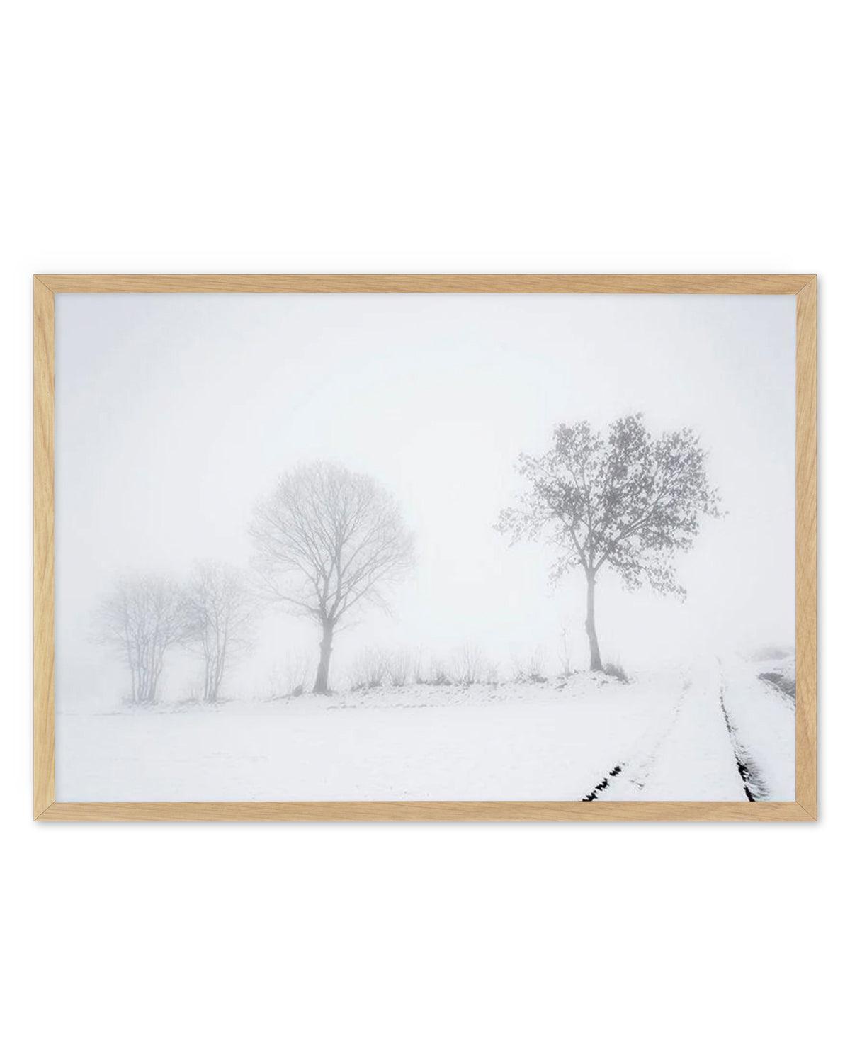 Snowy Roads | LS Art Print