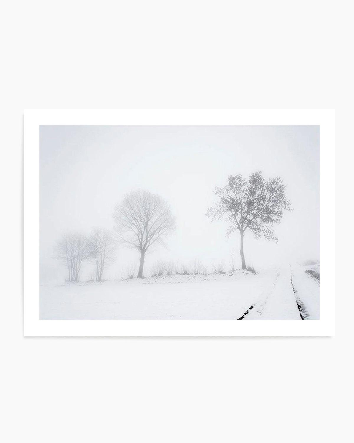 Snowy Roads | LS Art Print