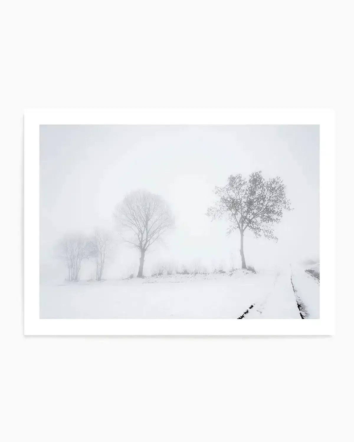 Snowy Roads | LS Art Print from Olive et Oriel where you can shop wallpaper and artworks online