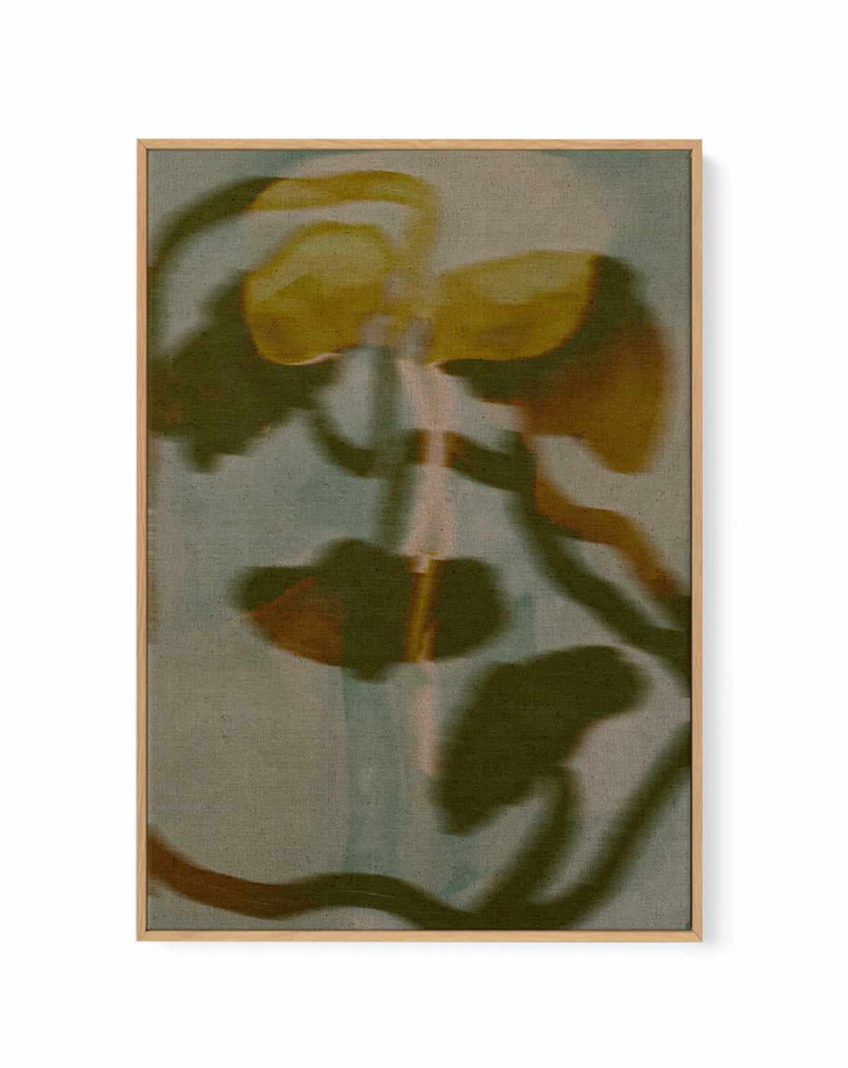 Soft Blossom 2 by Shatha Al Dafai | Framed Canvas Art Print from Olive et Oriel where you can shop wallpaper and artworks online