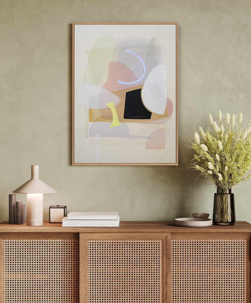 Soft Cantabile By Shina Choi | Framed Canvas Art Print