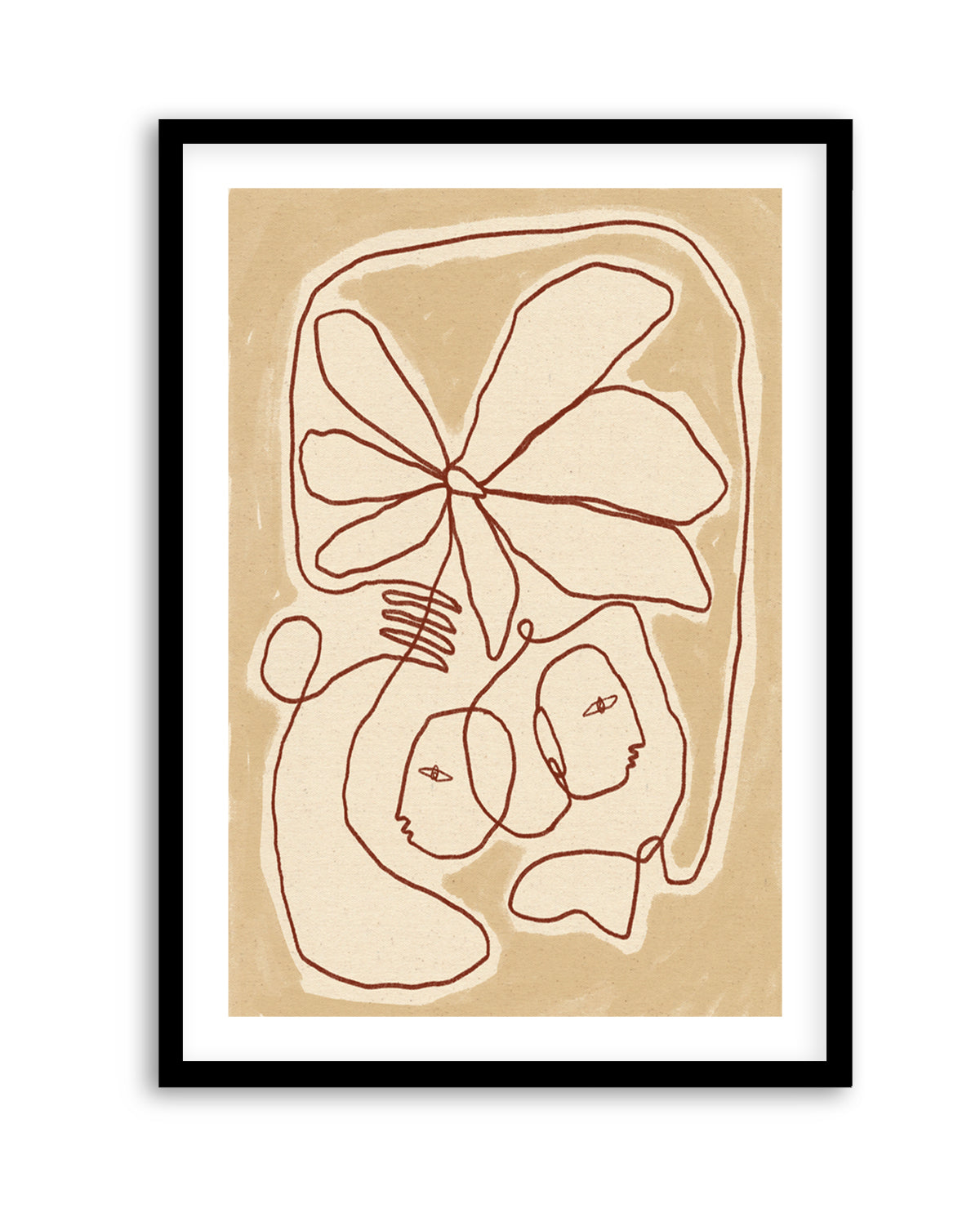 Soft Connection by Shatha Al Dafai | Art Print