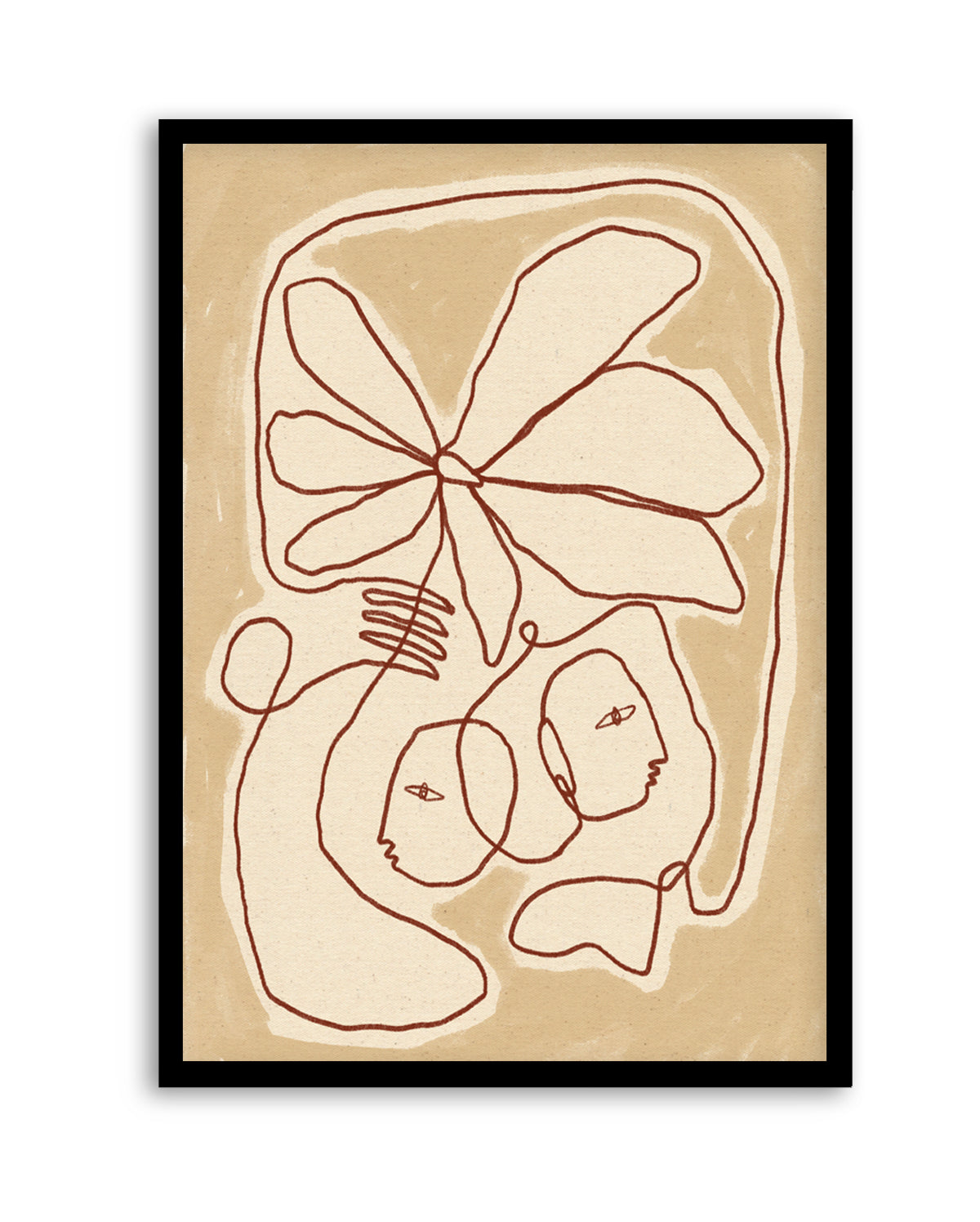 Soft Connection by Shatha Al Dafai | Art Print