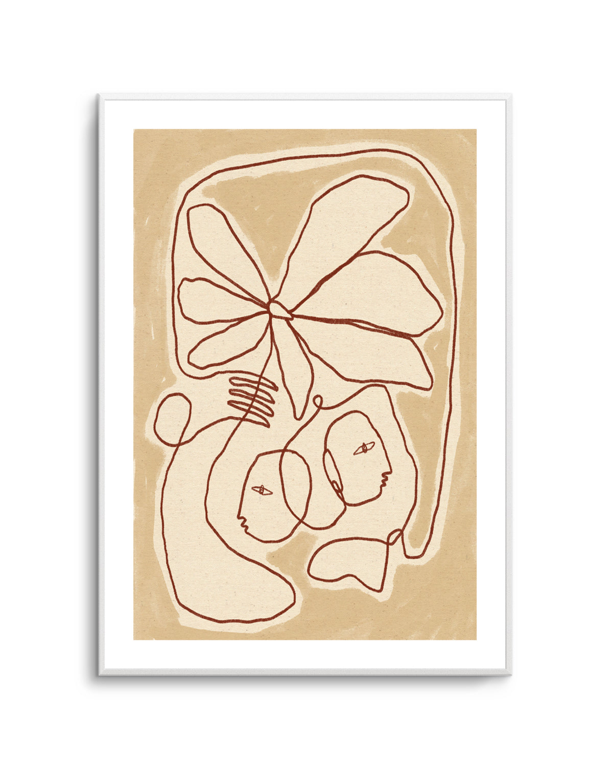 Soft Connection by Shatha Al Dafai | Art Print