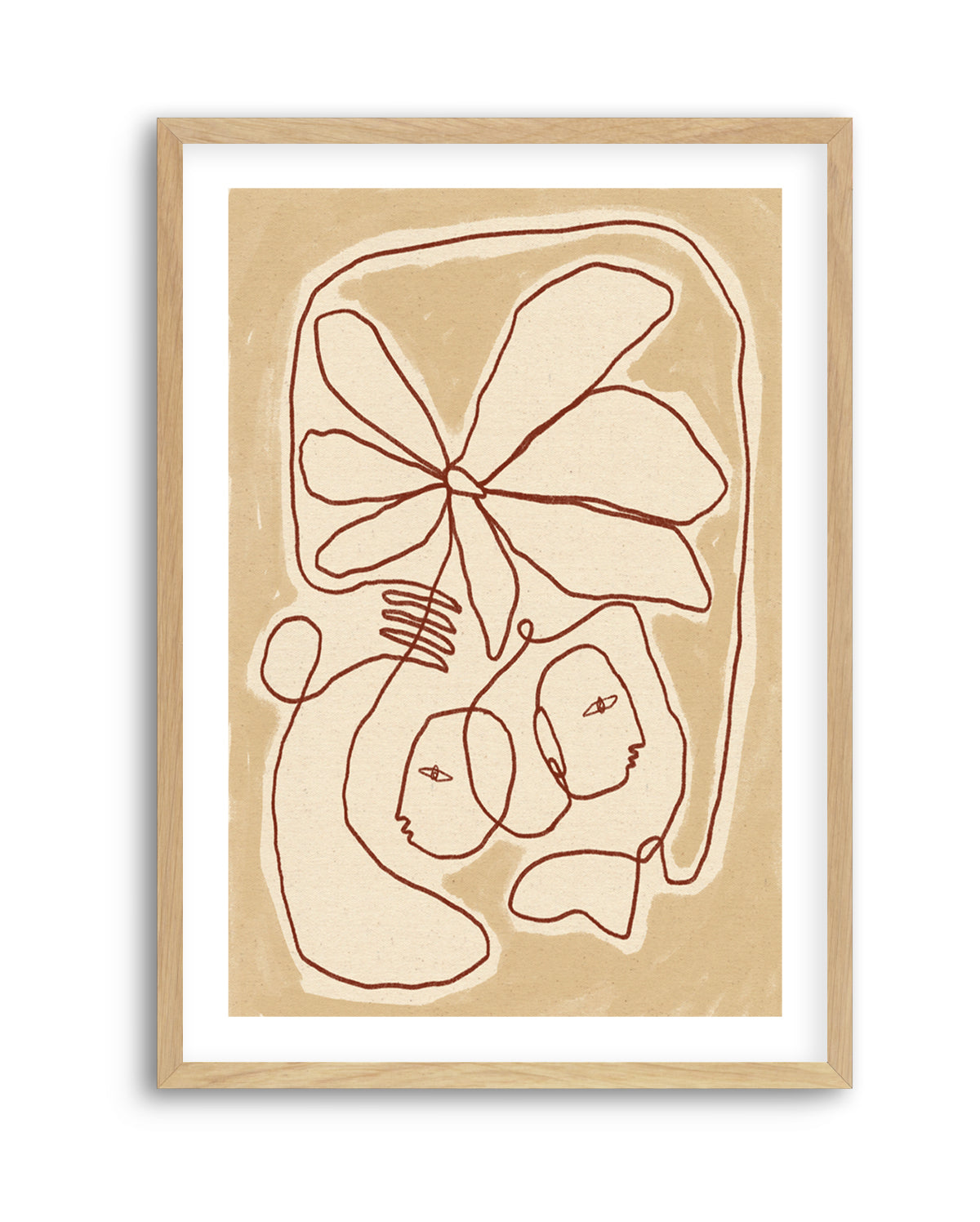 Soft Connection by Shatha Al Dafai | Art Print