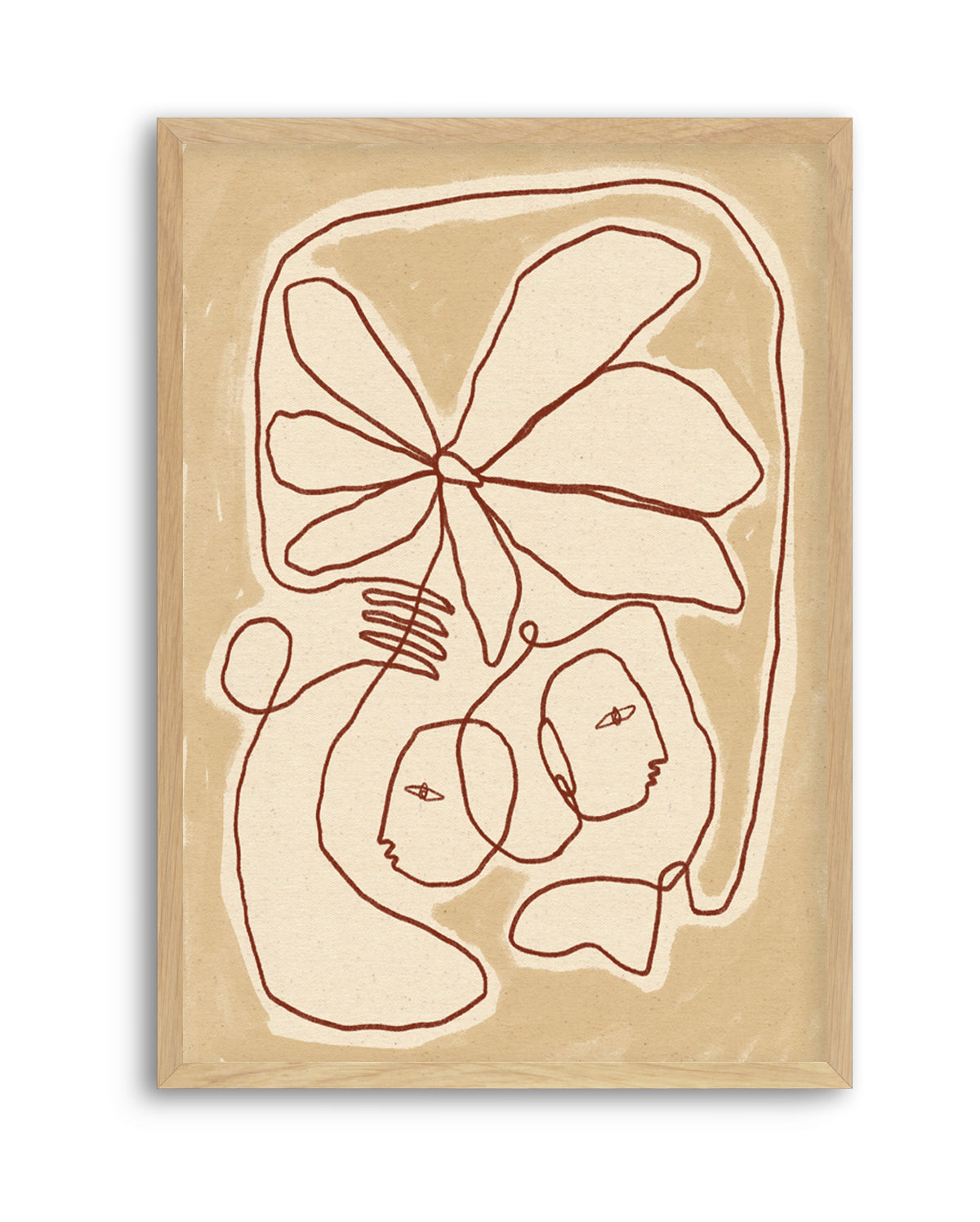 Soft Connection by Shatha Al Dafai | Art Print