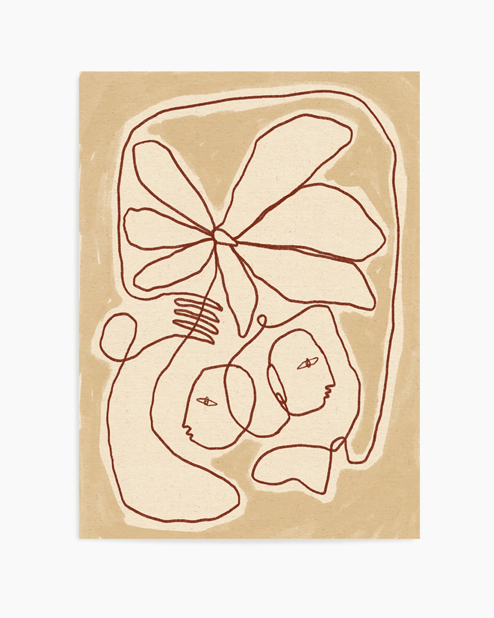 Soft Connection by Shatha Al Dafai | Art Print