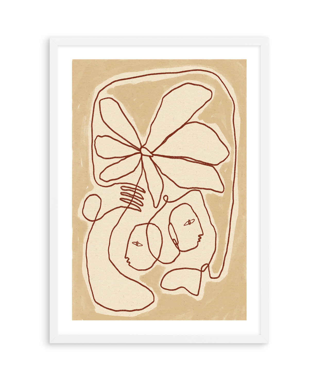 Soft Connection by Shatha Al Dafai | Art Print