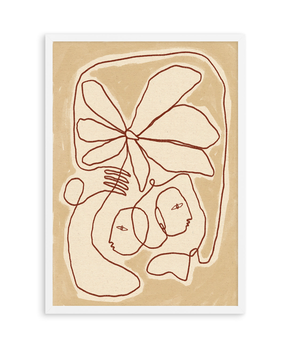 Soft Connection by Shatha Al Dafai | Art Print