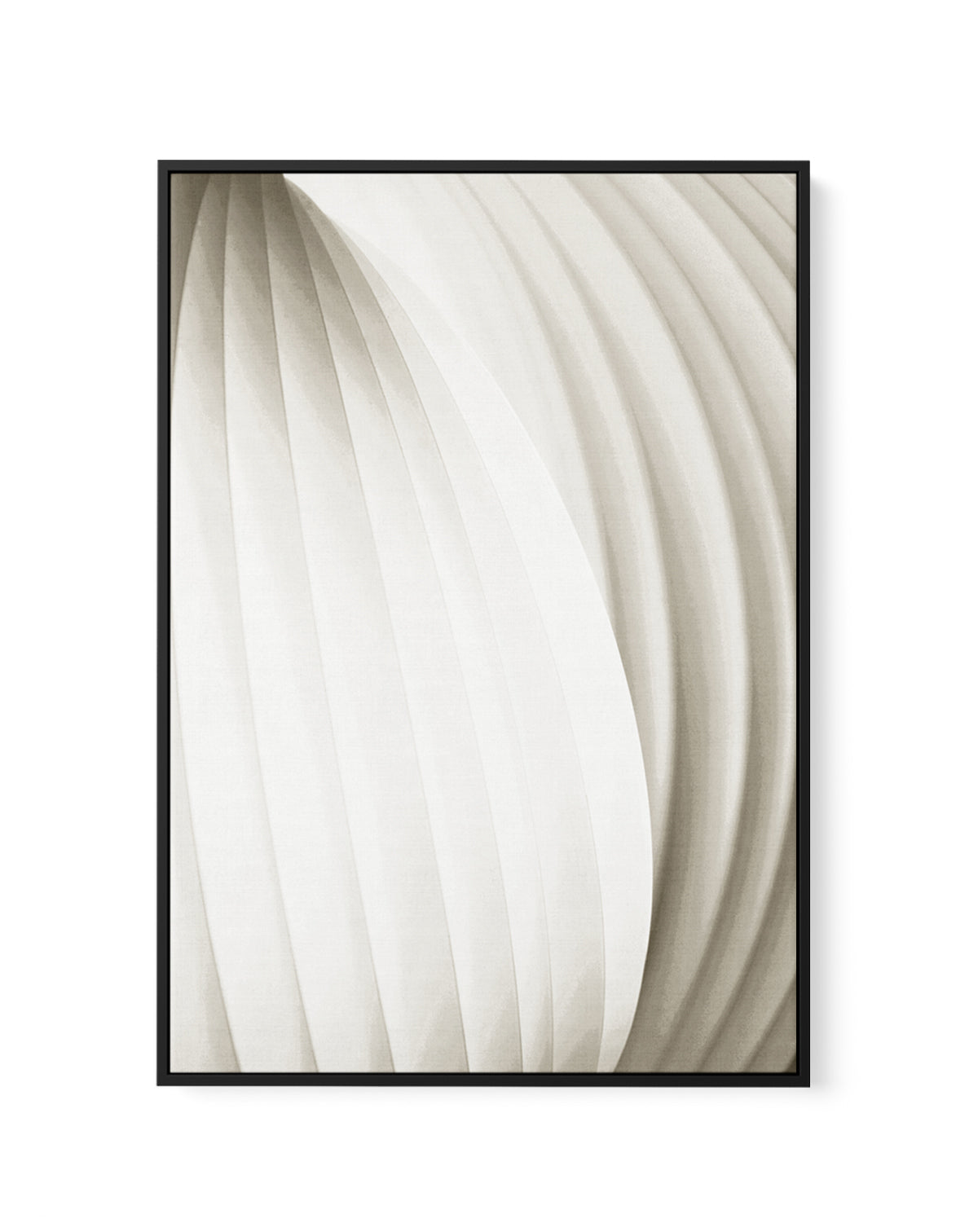 Soft Flowing Curves by Christina Sillen | Framed Canvas Art Print