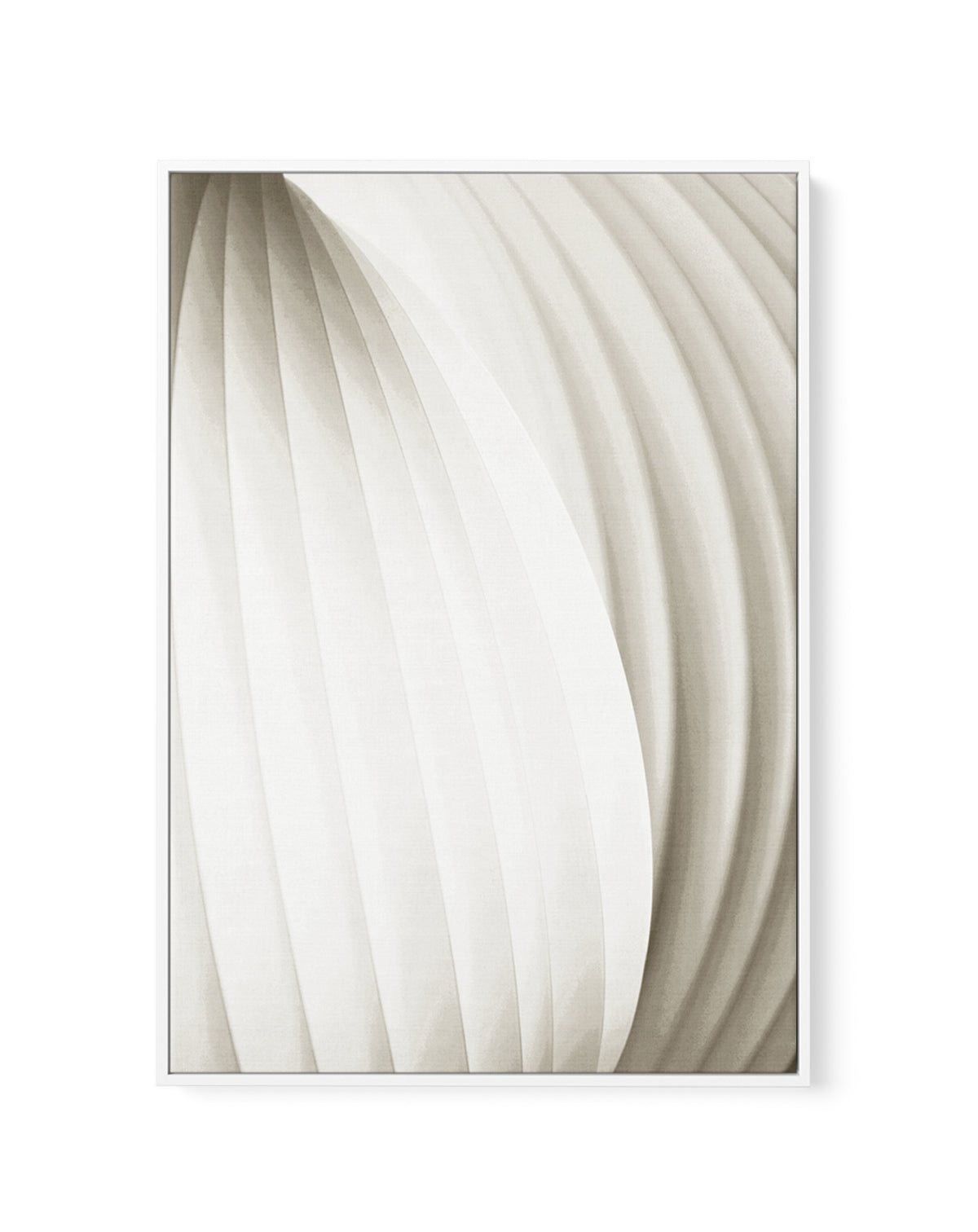 Soft Flowing Curves by Christina Sillen | Framed Canvas Art Print