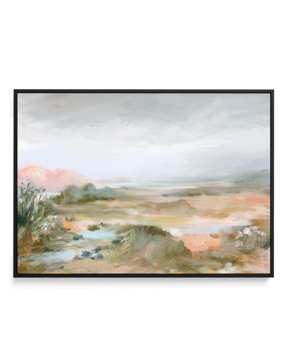 Soft Horizon | Framed Canvas Art Print