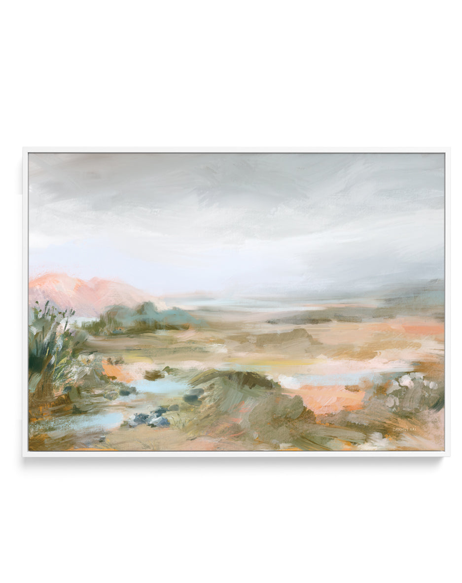 Soft Horizon | Framed Canvas Art Print