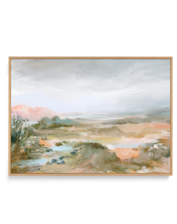 Soft Horizon | Framed Canvas Wall Art