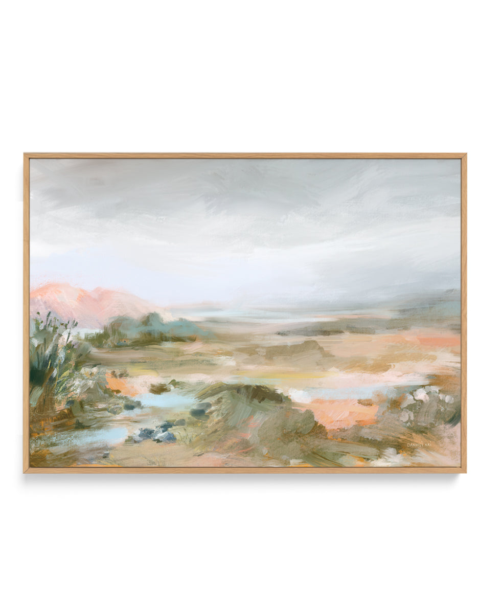 Soft Horizon | Framed Canvas Art Print