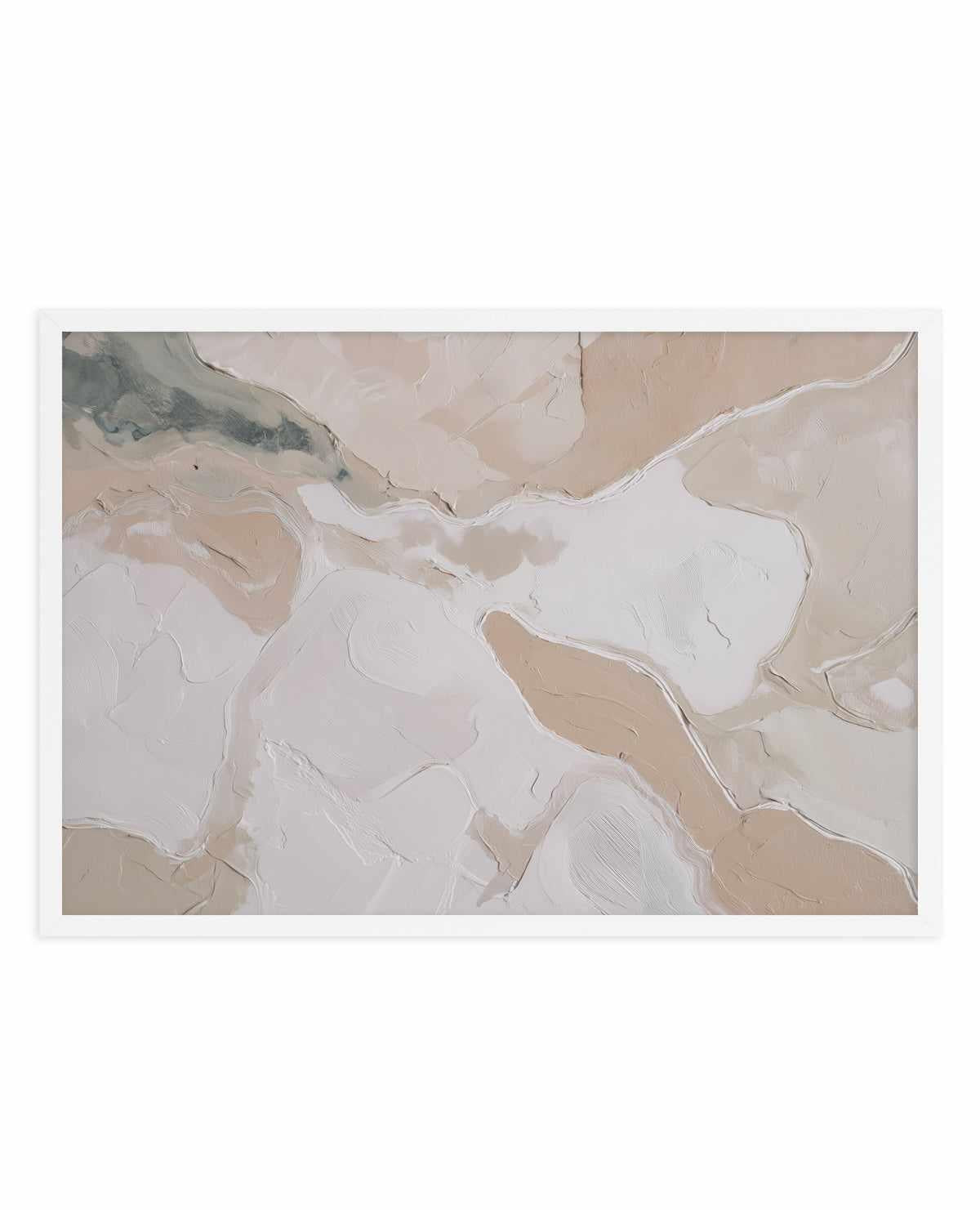 Soft Limestone I Art Print — art print Australia borderless