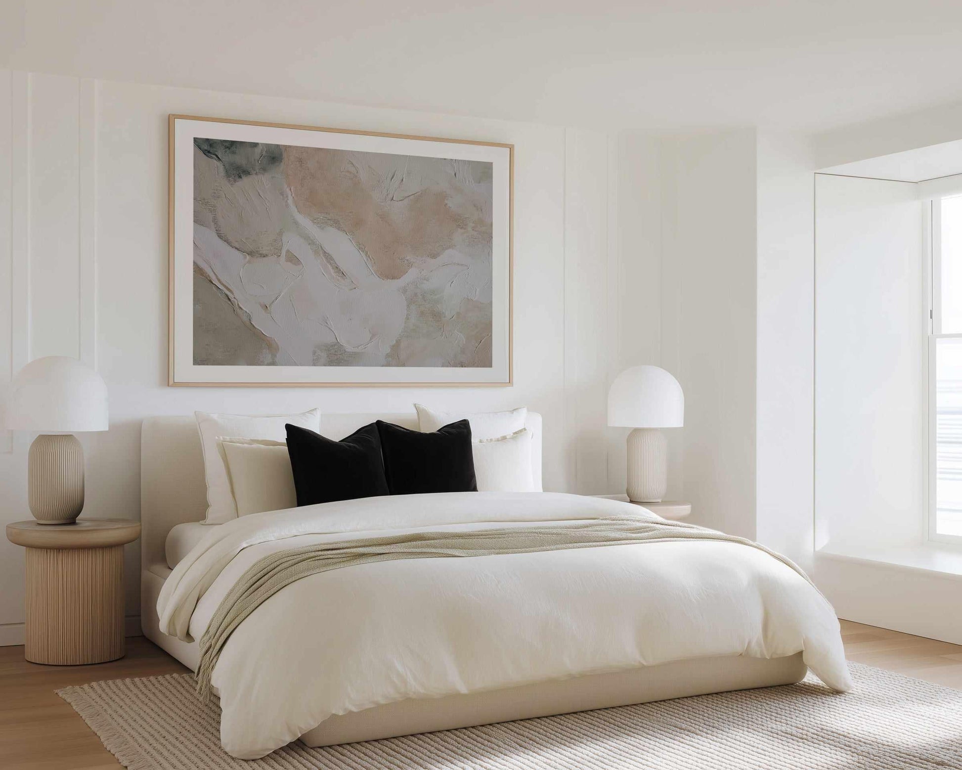 Soft Limestone II Art Print — art print Australia