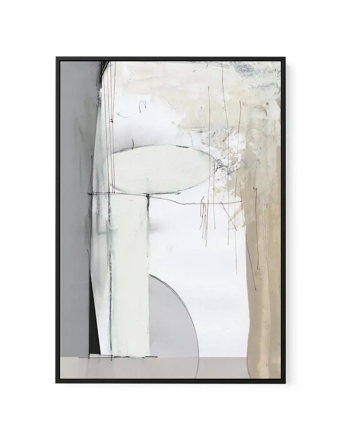 Soft Neutral by Dan Hobday | Framed Canvas-CANVAS-You can shop wall art online with Olive et Oriel for everything from abstract art to fun kids wall art. Our beautiful modern art prints and canvas art are available from large canvas prints to wall art paintings and our proudly Australian artwork collection offers only the highest quality framed large wall art and canvas art Australia - You can buy fashion photography prints or Hampton print posters and paintings on canvas from Olive et Oriel and