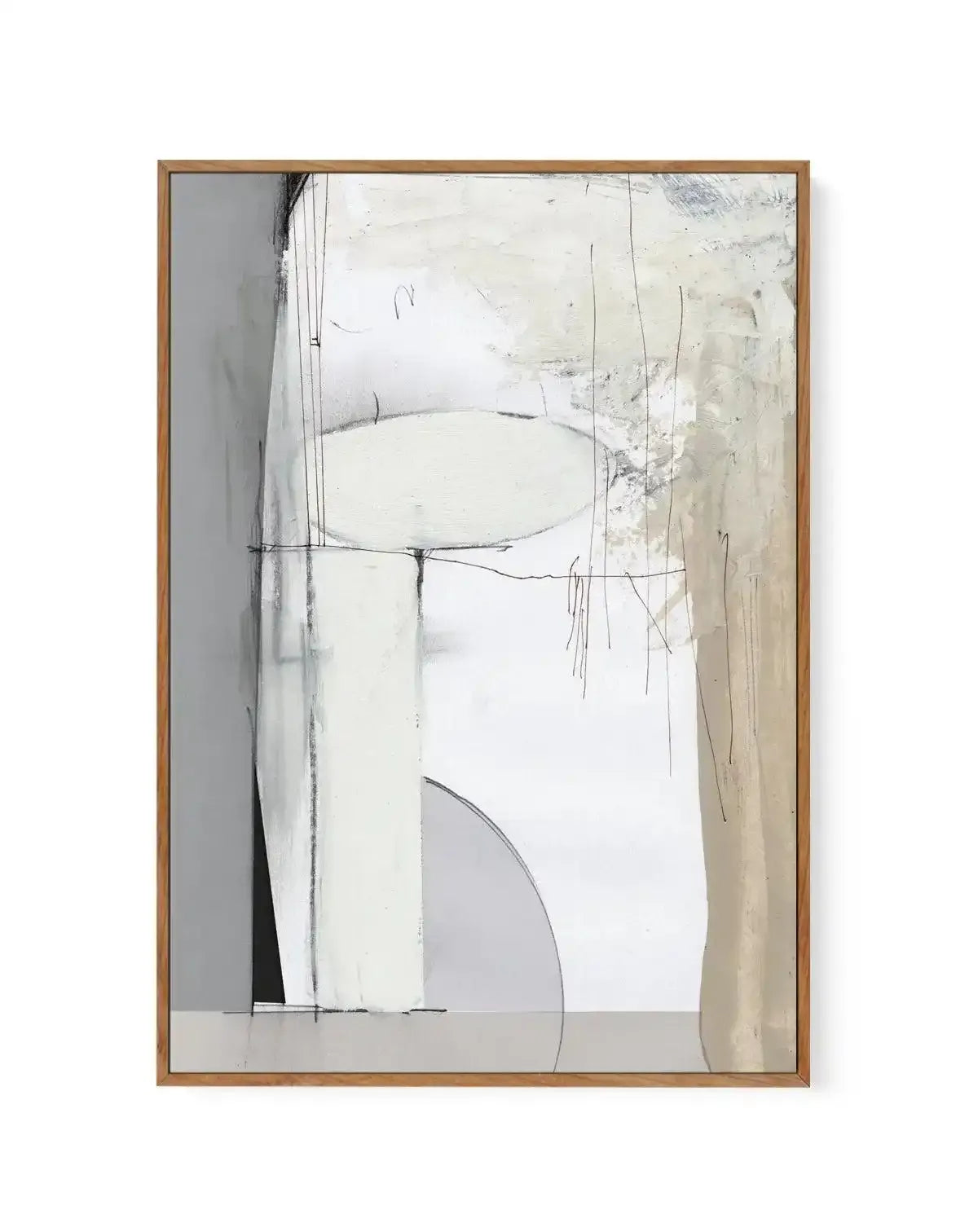 Soft Neutral by Dan Hobday | Framed Canvas-CANVAS-You can shop wall art online with Olive et Oriel for everything from abstract art to fun kids wall art. Our beautiful modern art prints and canvas art are available from large canvas prints to wall art paintings and our proudly Australian artwork collection offers only the highest quality framed large wall art and canvas art Australia - You can buy fashion photography prints or Hampton print posters and paintings on canvas from Olive et Oriel and