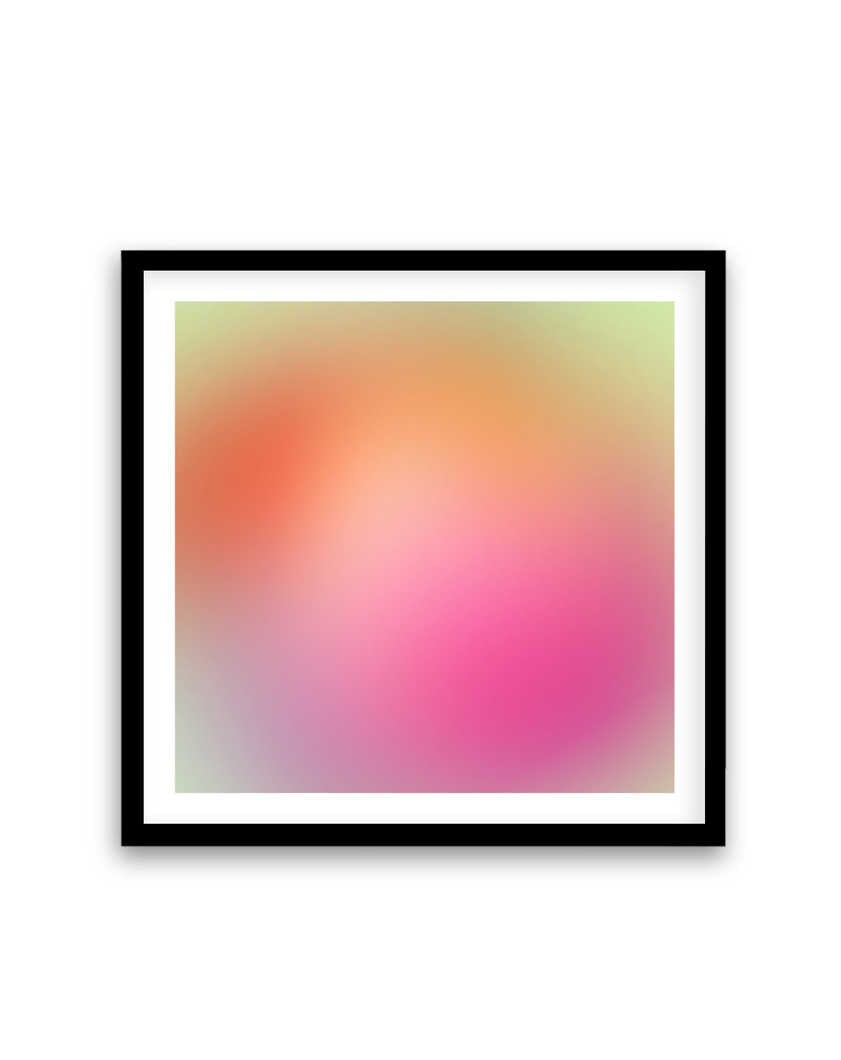 Soft Pink Orange Blend by Bilge Pakosylu | Art Print