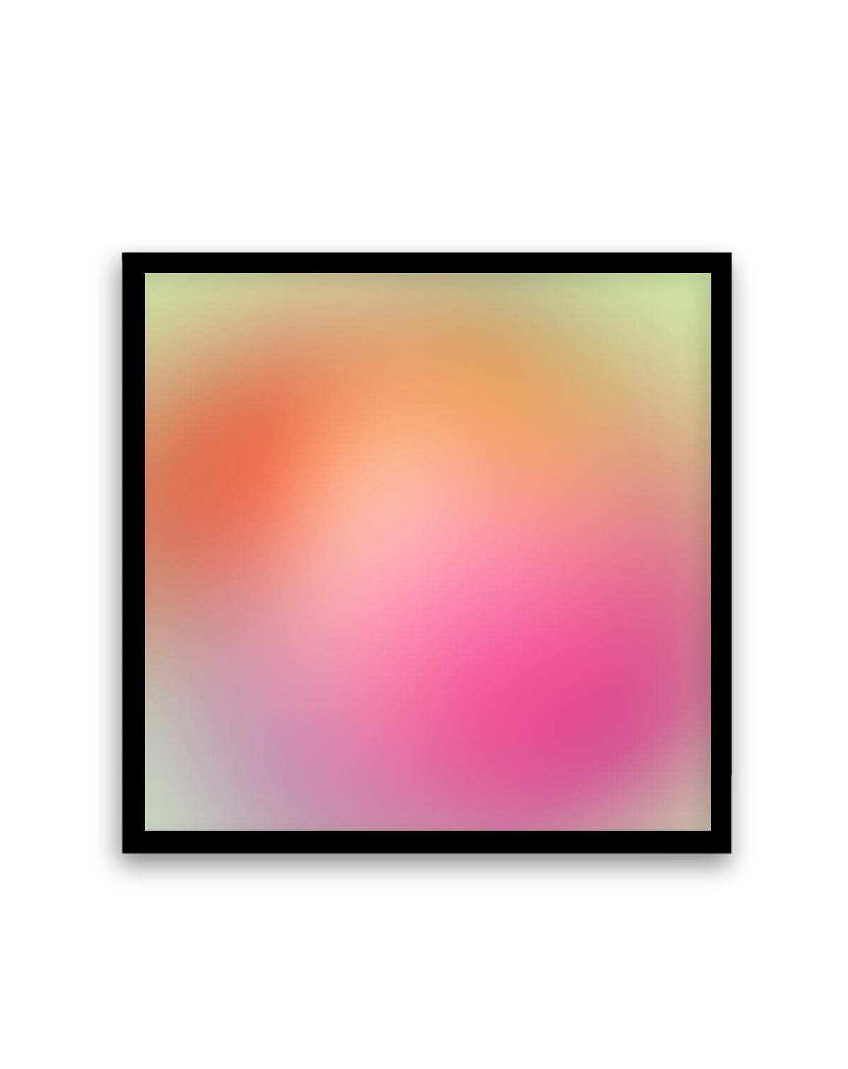 Soft Pink Orange Blend by Bilge Pakosylu | Art Print