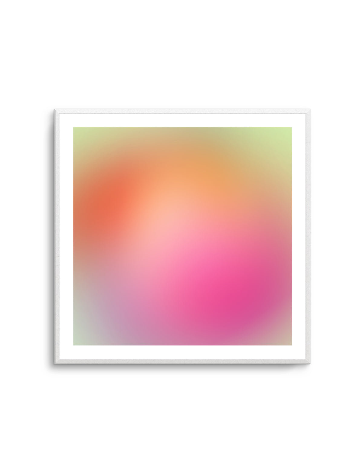 Soft Pink Orange Blend by Bilge Pakosylu | Art Print