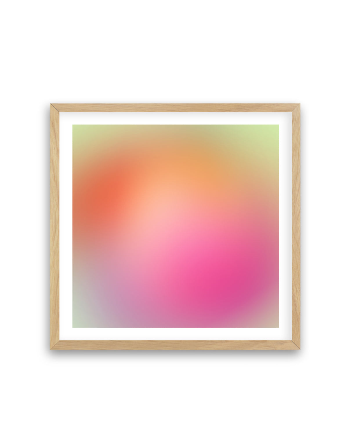 Soft Pink Orange Blend by Bilge Pakosylu | Art Print