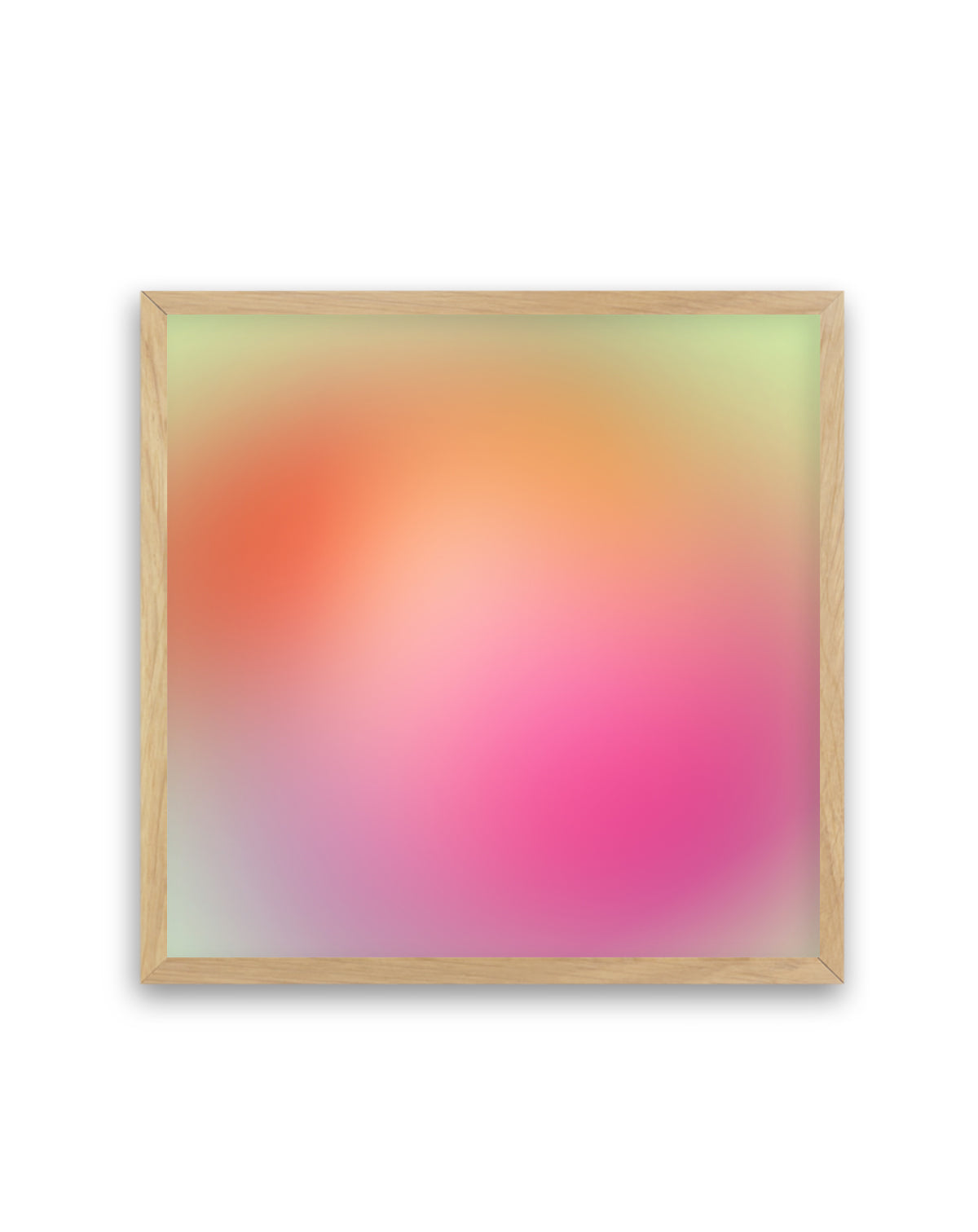 Soft Pink Orange Blend by Bilge Pakosylu | Art Print