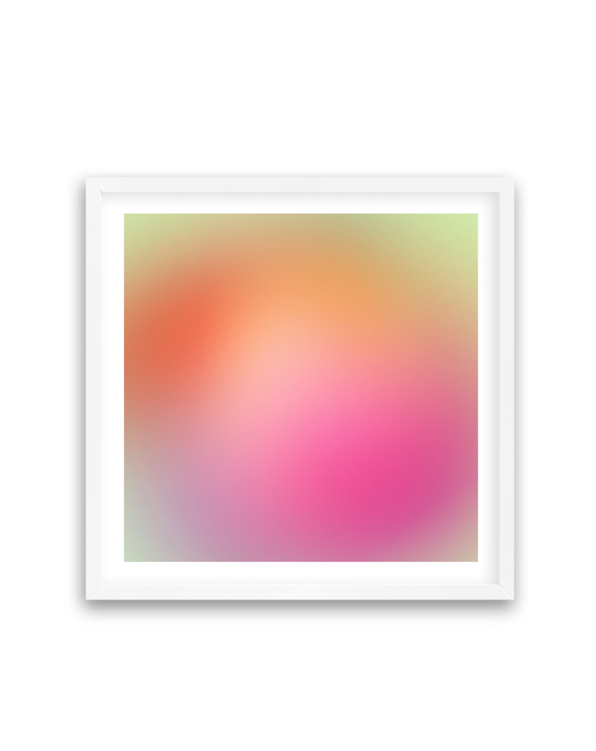 Soft Pink Orange Blend by Bilge Pakosylu | Art Print