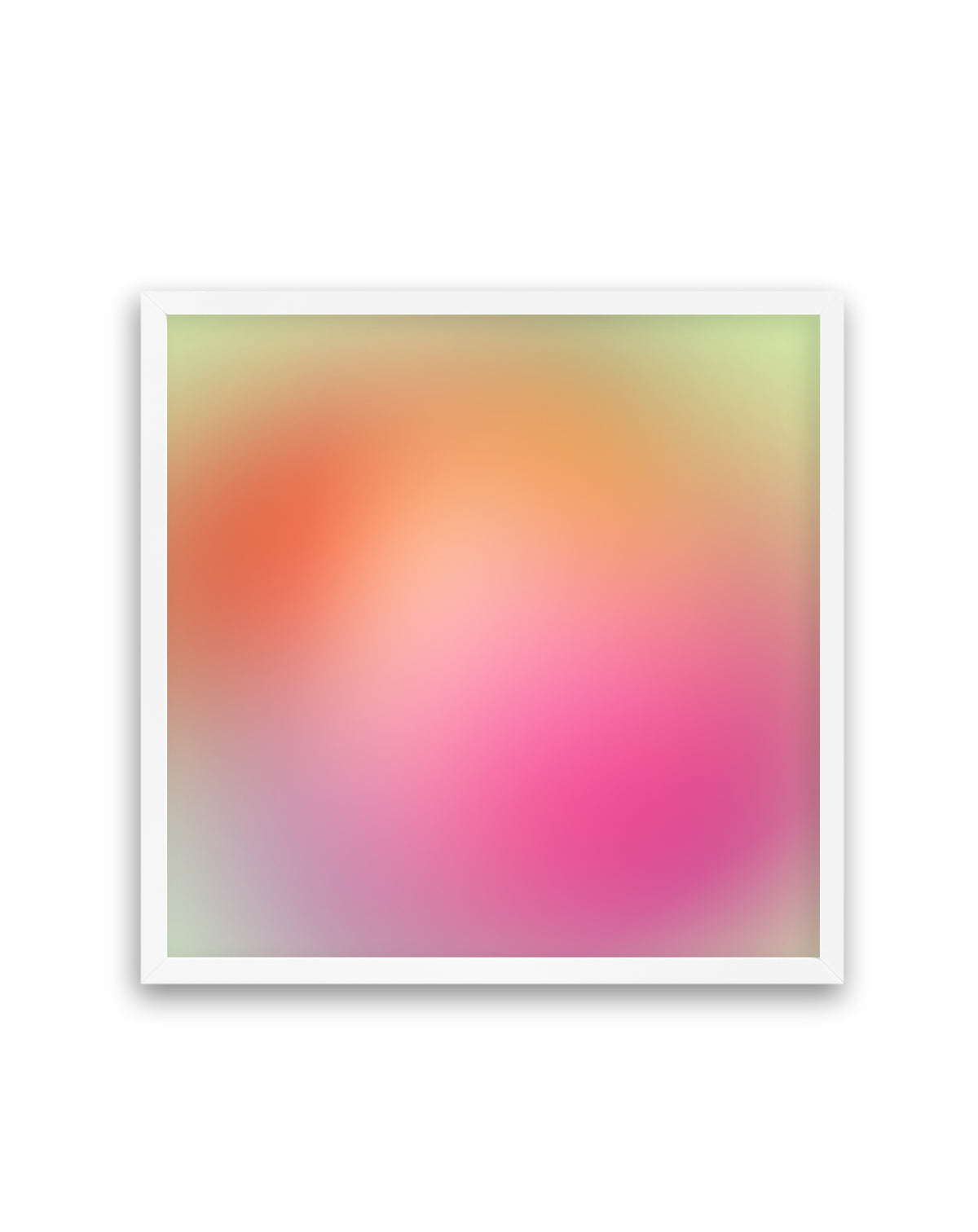 Soft Pink Orange Blend by Bilge Pakosylu | Art Print