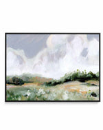 Soft Summer Sky | Framed Canvas Art Print