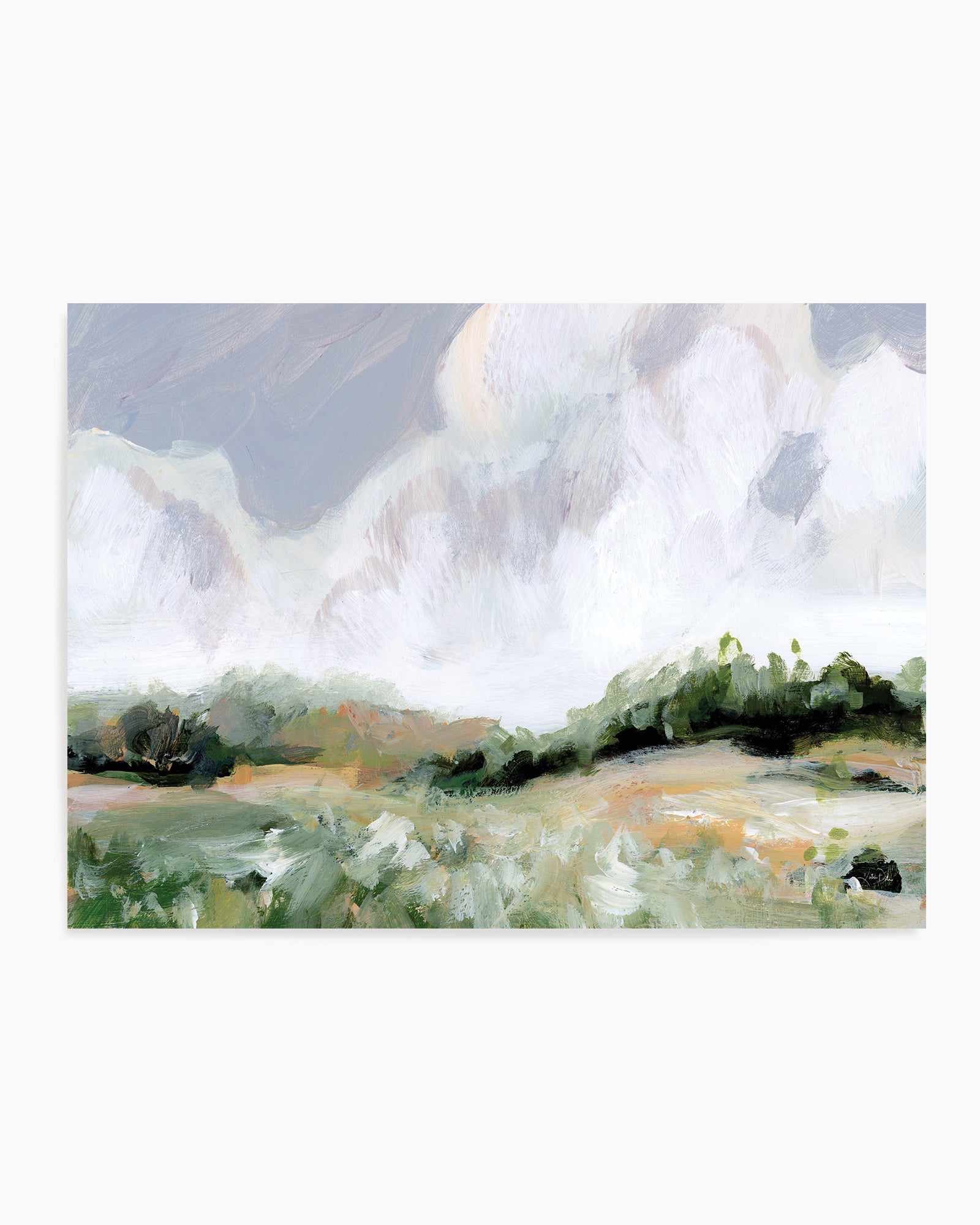 Soft Summer Sky | Art Print