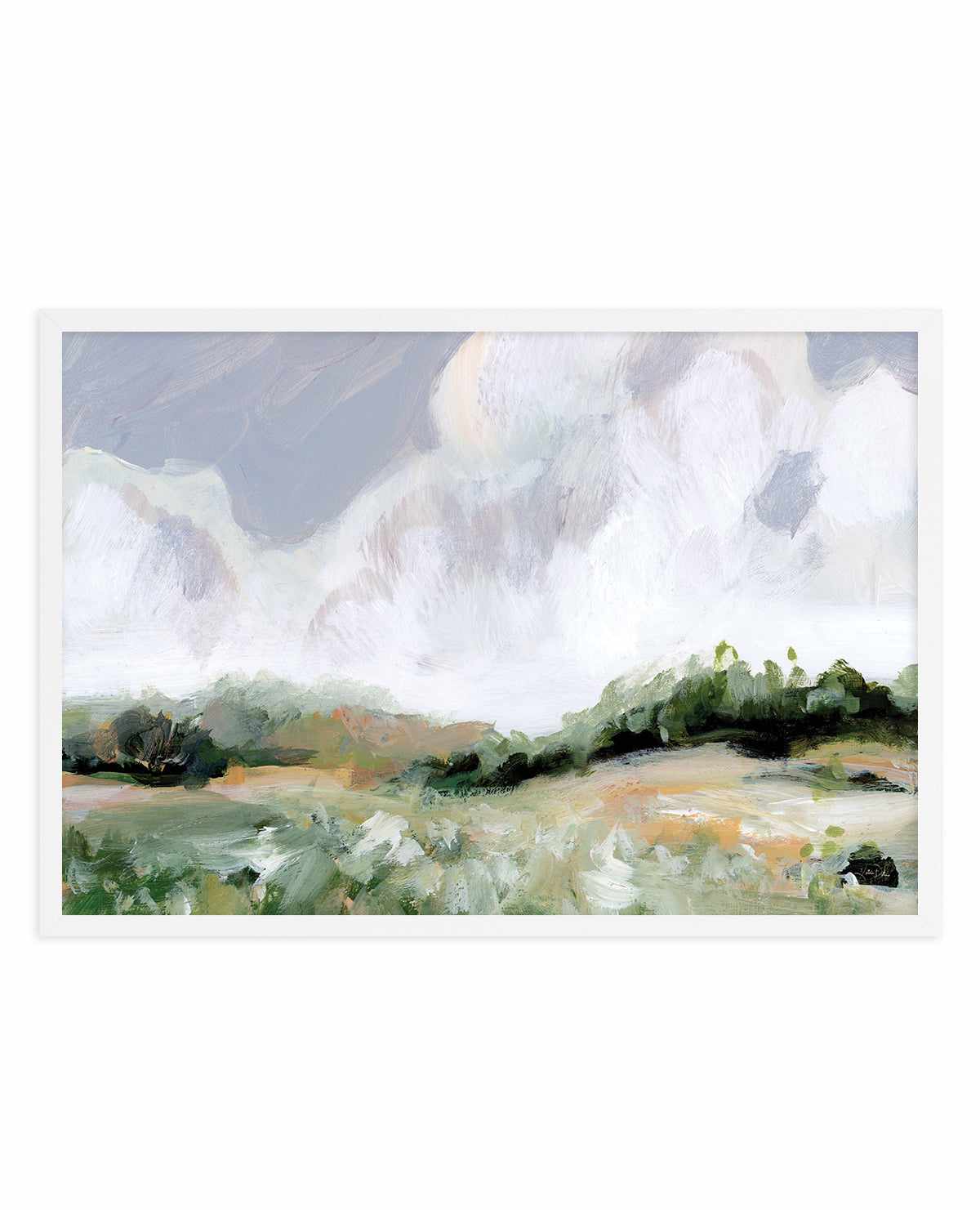 Soft Summer Sky | Art Print