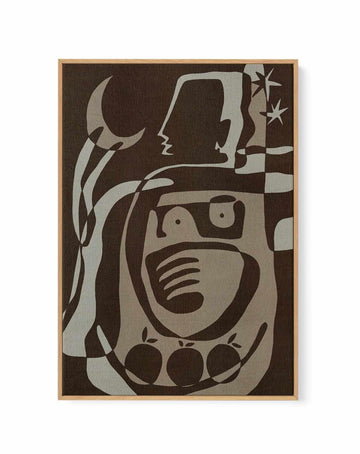 Soil And Spirit 2 by Shatha Al Dafai | Framed Canvas Art Print from Olive et Oriel where you can shop wallpaper and artworks online