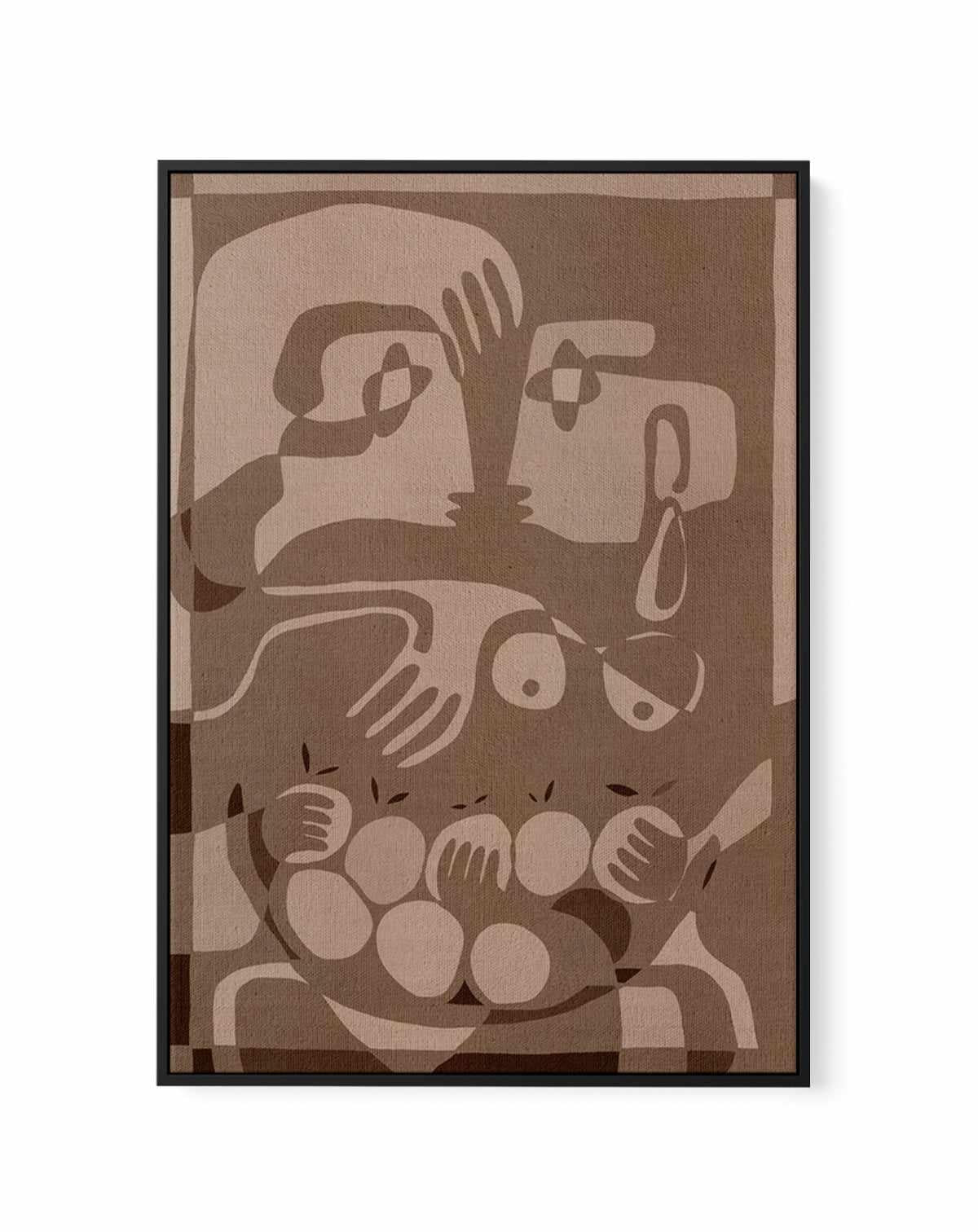Soil And Spirit 3 by Shatha Al Dafai | Framed Canvas Art Print from Olive et Oriel where you can shop wallpaper and artworks online