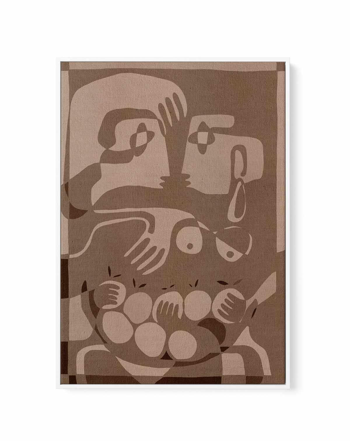 Soil And Spirit 3 by Shatha Al Dafai | Framed Canvas Art Print from Olive et Oriel where you can shop wallpaper and artworks online