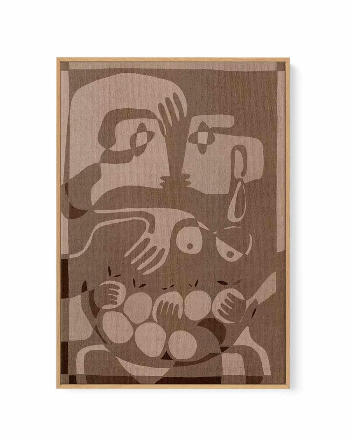 Soil And Spirit 3 by Shatha Al Dafai | Framed Canvas Art Print from Olive et Oriel where you can shop wallpaper and artworks online