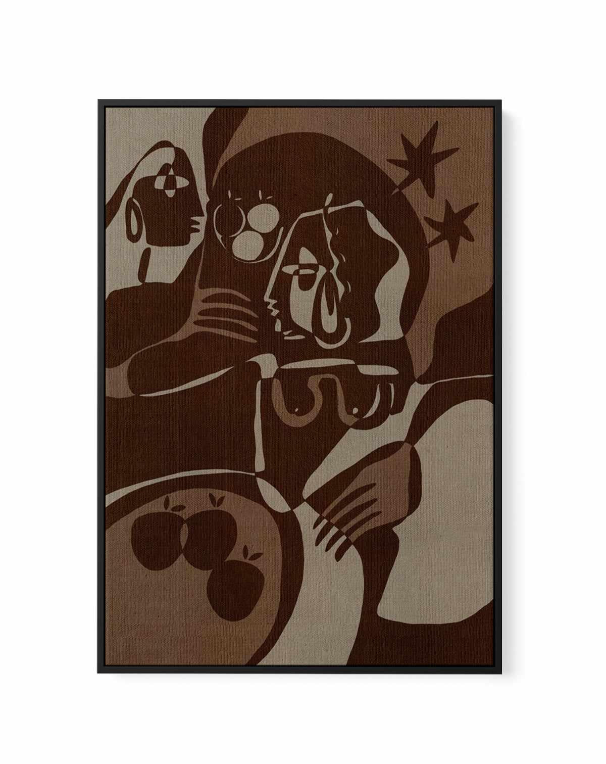 Soil And Spirit 4 by Shatha Al Dafai | Framed Canvas Art Print from Olive et Oriel where you can shop wallpaper and artworks online