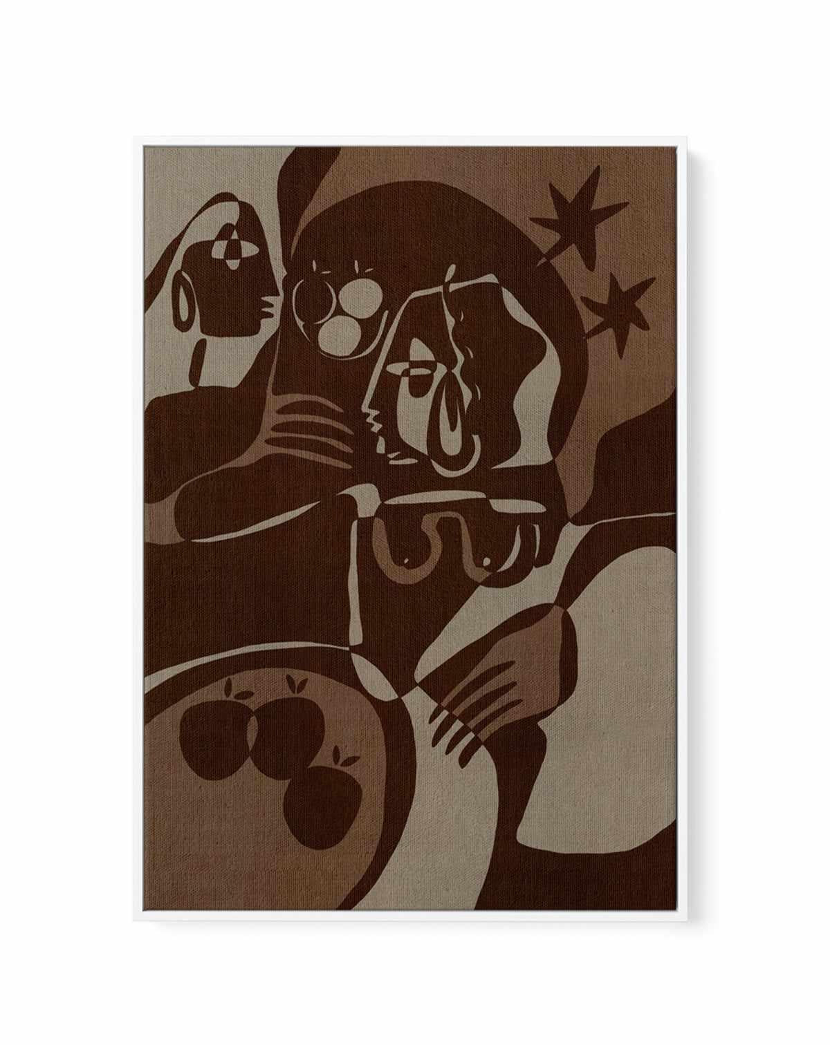 Soil And Spirit 4 by Shatha Al Dafai | Framed Canvas Art Print from Olive et Oriel where you can shop wallpaper and artworks online