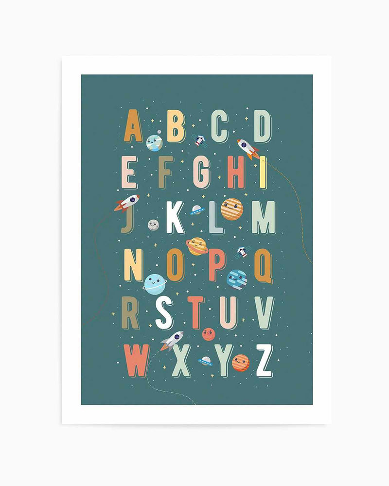 Solar Alphabet Art Print