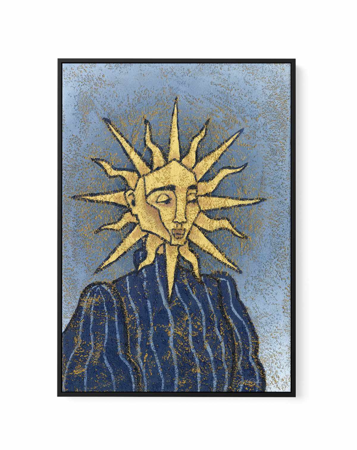 Solar Goddess | Framed Canvas Art Print