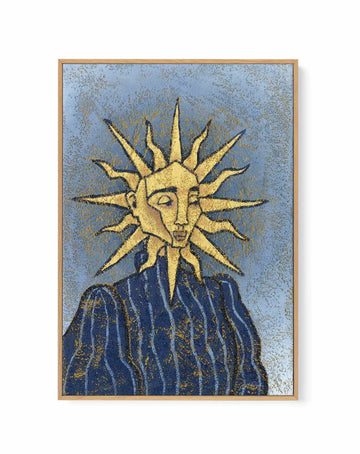 Solar Goddess by Julie Celina | Framed Canvas Art Print from Olive et Oriel where you can shop wallpaper and artworks online
