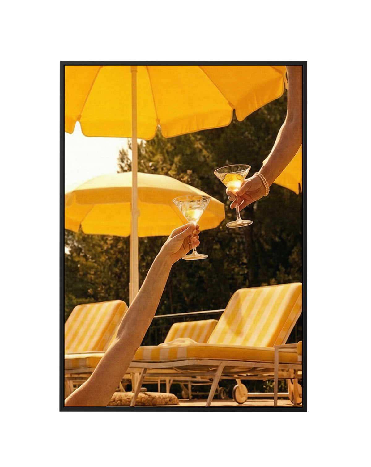 Soleil Society I | Framed Canvas Art Print